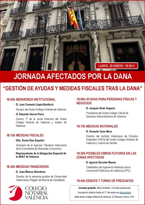 Jornada Afectados por la Dana
