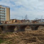 Obras en el puente que une Massanassa y Catarroja